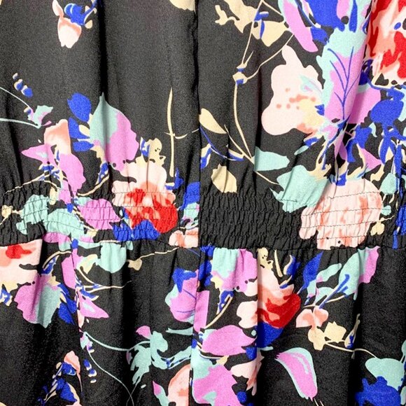 YUMI KIM Leah Romper in black blossom - Picture 7 of 8